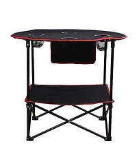 Piscifun Camping Table Folding Picnic Cup Holders Collapsible Canvas Portable Outdoor Bbq Fishing