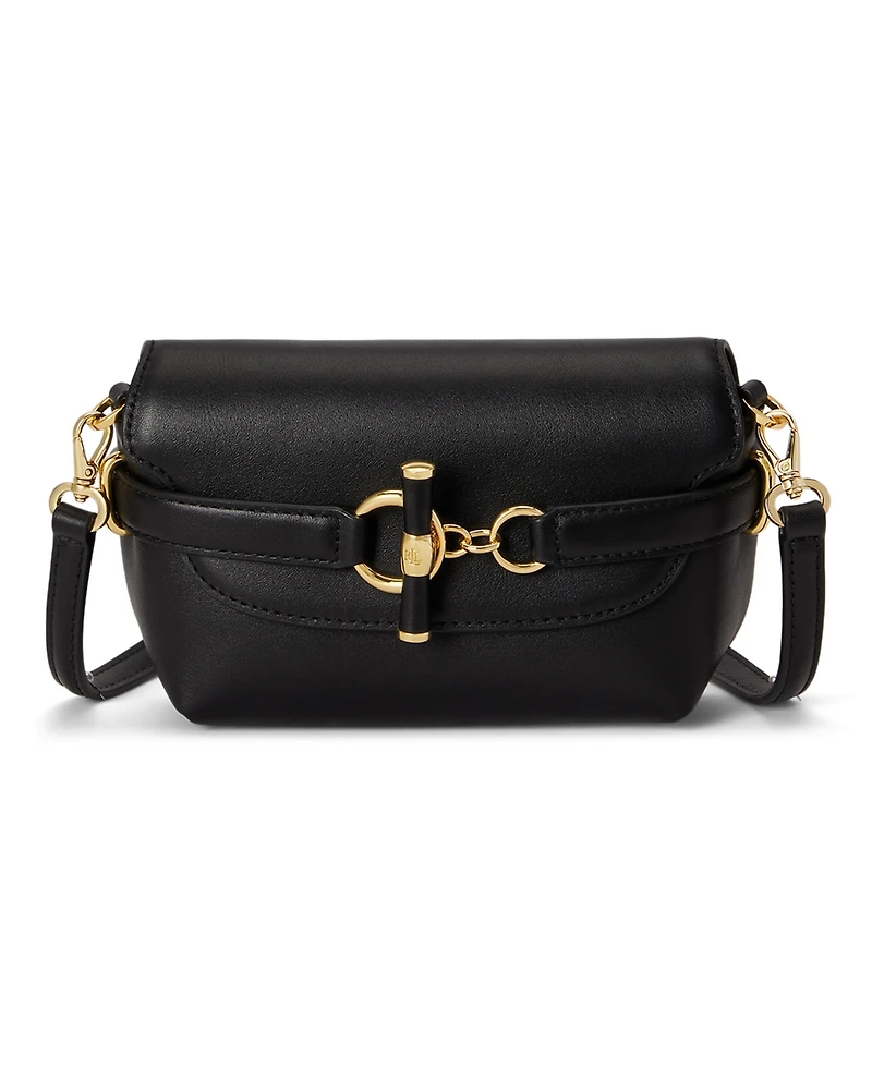 Lauren Ralph Leather Small Blaike Crossbody Bag