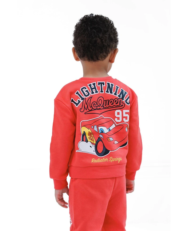 Disney Boys Lion King Mickey Mouse Winnie the Pooh Toy Story Fleece Sweatshirt and Pants Outfit Set