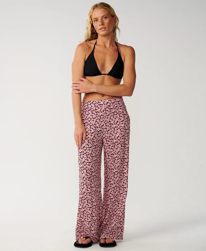 Rip Curl Women's Party Wave Beach Loose-Fit Pants