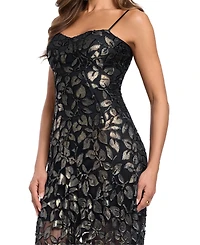 Betsy & Adam Women's Sweetheart Neck Gown