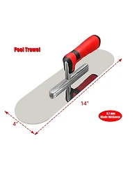 Xdovet Concrete Finishing Trowel Set Masonry Plastering Tools