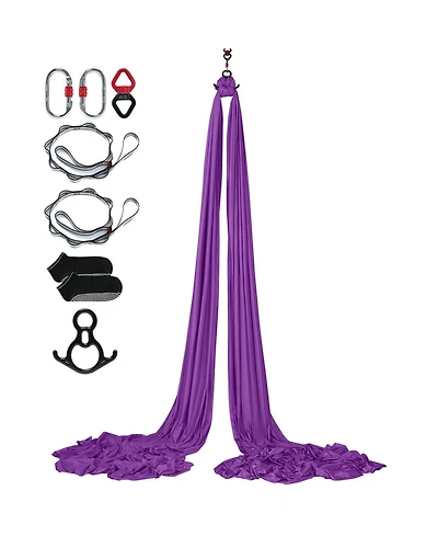 Vevor Aerial Silk Yoga Swing Set 8.7 Yards Hammock Trapeze Inversion Fly