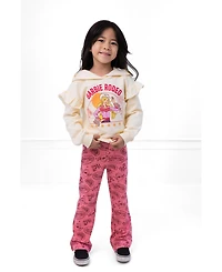 Barbie Toddler Girls' 2-Piece Fleece Hoodie and Leggings Set