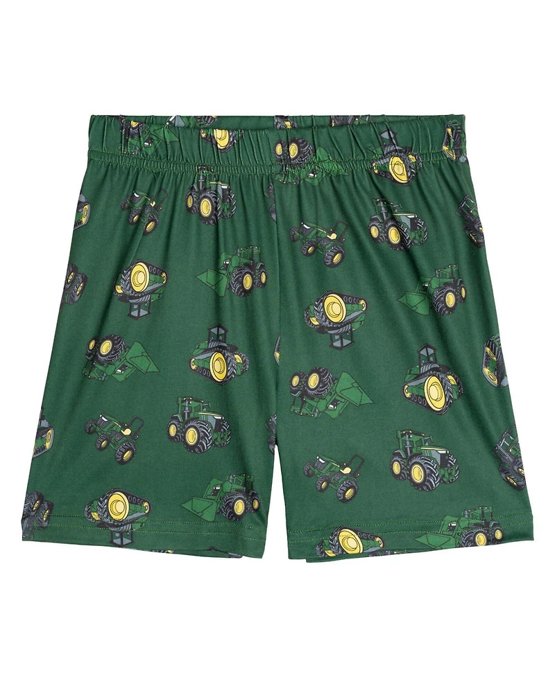 John Deere Toddler Boys 2-Piece Pajama Shirt and Shorts Set