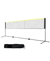 Vevor 17ft Badminton Net Set Outdoor Portable Volleyball Pickleball Tennis Net