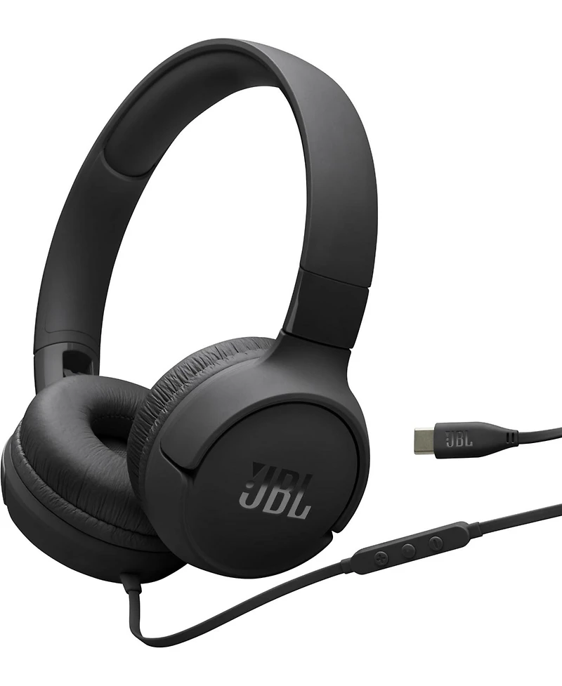 Jbl Tune 520C Usb-c Wired On-Ear Headphones with Case