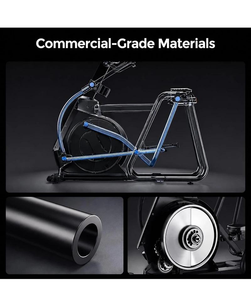 Fed Fitness EM4 Suspension Elliptical Machine, Ultra Commercial Grade Trackless, 32 Resistance, Heavy Duty Gym Trainer