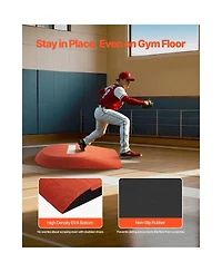 Vevor 42 in Pitching Mound Portable Pitcher Mound Baseball Softball Outdoor Training