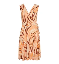 Lascana Women's Printed Wrap Look Dress