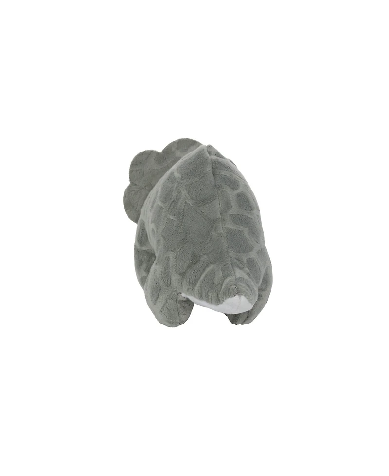 Mighty Dinosaur Triceratops, Durable Plush Squeaky Dog Toy