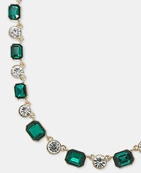 Anne Klein Crystal All-Around Collar Necklace, 16" + 3" extender
