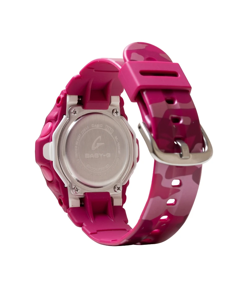 G-Shock Baby-g Women's Pink Resin Digital Watch 42.6mm