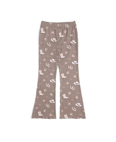Sweet Wink Little Girls (7 - 8) Howdy Darling Western Flare Legging Pants