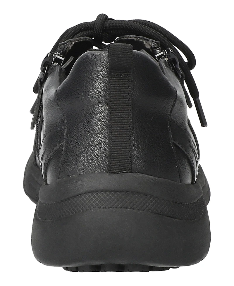 Easy Street Women's Pasilla Slip Resistant Lace-Up Sneakers
