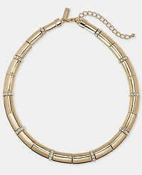 I.n.c. International Concepts Pave & Tubular Beaded Collar Necklace, 16" + 3" extender, Macy's Exclusive