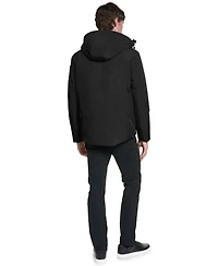 Karl Lagerfeld Paris Men's FlexTech Hooded Parka Jacket