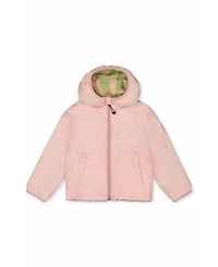 Deux par Deux Baby Girls (12M - 24M) Reversible Mid-Season Jacket