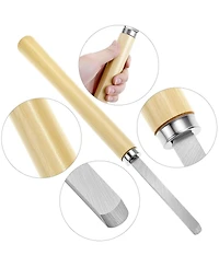 Xdovet 8-Piece Woodturning Chisel Set Chrome Vanadium Steel