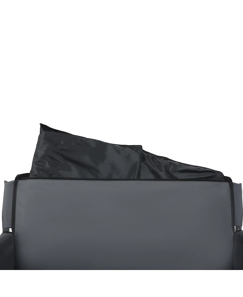 Streamdale Furniture 3-in-1 Convertible Folding Wagon Cart with Bench Seat - 500lbs Capacity