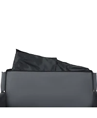 Streamdale Furniture 3-in-1 Convertible Folding Wagon Cart with Bench Seat - 500lbs Capacity