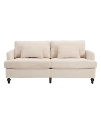 Streamdale Furniture Mid-Century Modern Chenille 2-Seat Loveseat Sofa