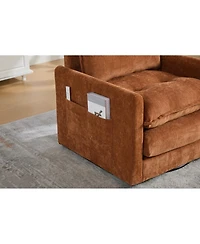 Streamdale Furniture Mid-Century Modern Swivel Barrel Accent Chair
