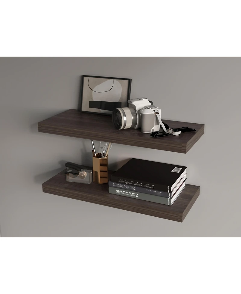 Fm Furniture Set of 2 Iva Floating Shelf