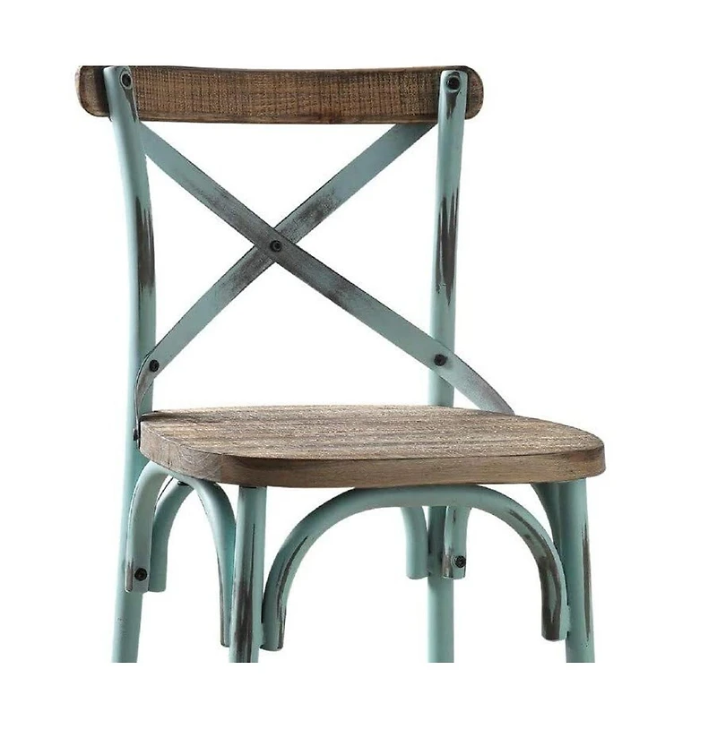 HomeRoots 21" Iron Bar Chair