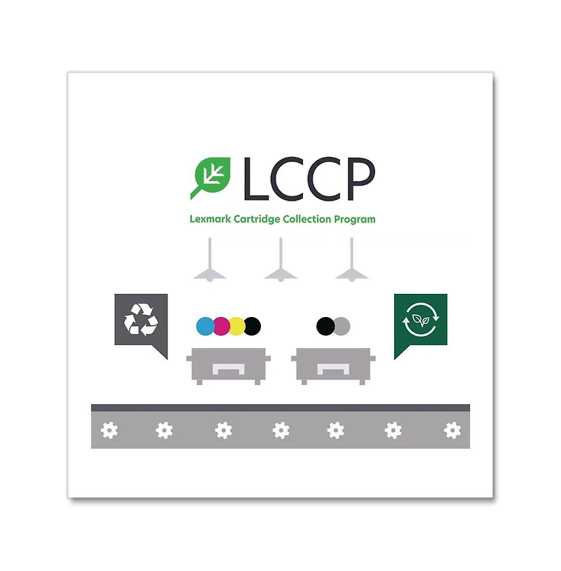 Lexmark High-Yield 3,000-Page-Yield Return Program Toner Cartridge 80C1HM0