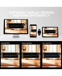 Streamdale Furniture Luxurious Velvet Sofa with High-Resilience Foam and Durable Metal Frame
