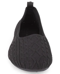 Tahari Women's Cannes Cableknit Slip-On Flats