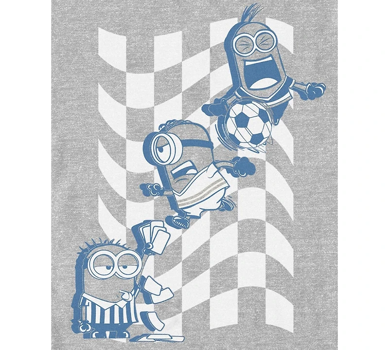 Fifth Sun Men's Checkers Soccer Graphic T-Shirt