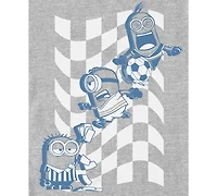 Fifth Sun Men's Checkers Soccer Graphic T-Shirt