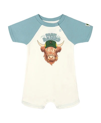John Deere Baby Boys Romper