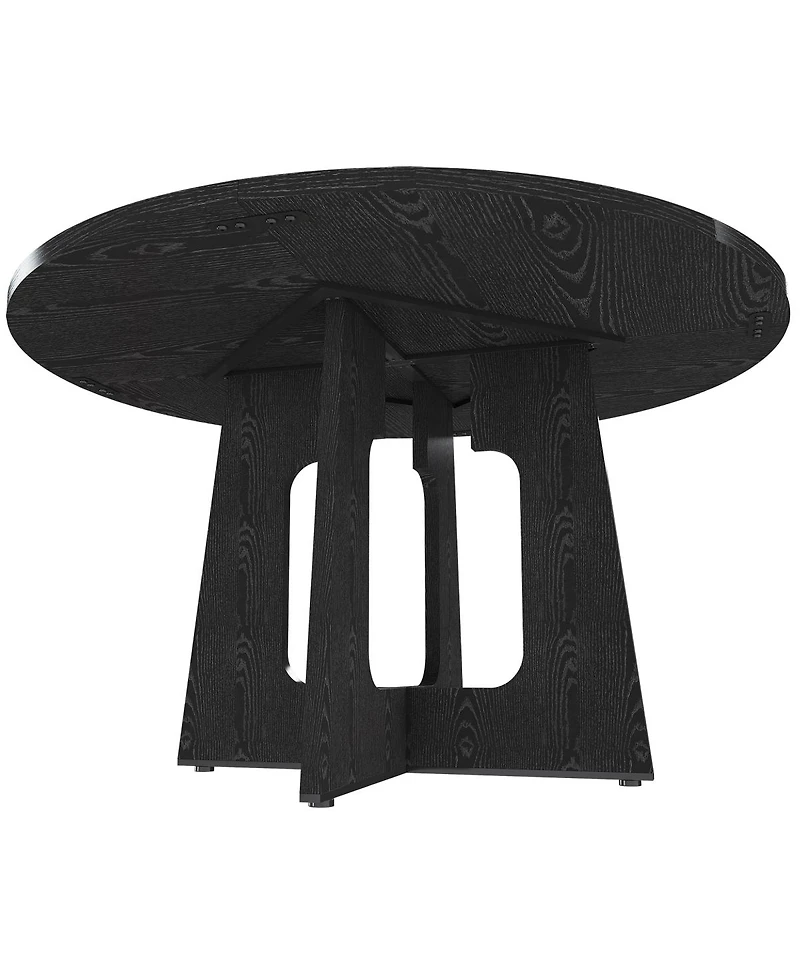 Streamdale Furniture 47-Inch Farmhouse Round Dining Table for 4