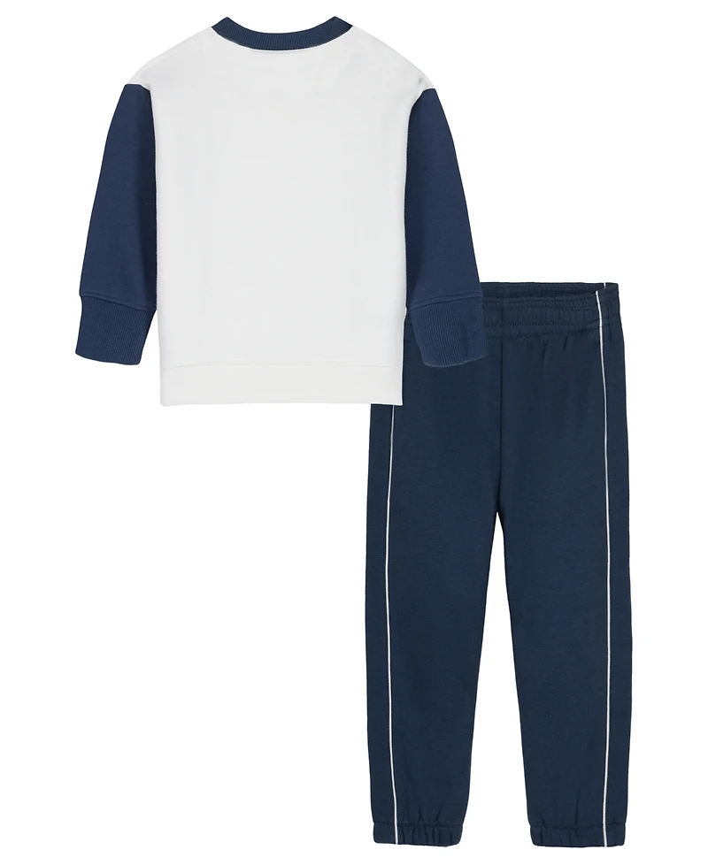 Calvin Klein Baby Boys' Long-Sleeve Top and Pants, 2-Piece Set