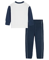 Calvin Klein Baby Boys' Long-Sleeve Top and Pants, 2-Piece Set