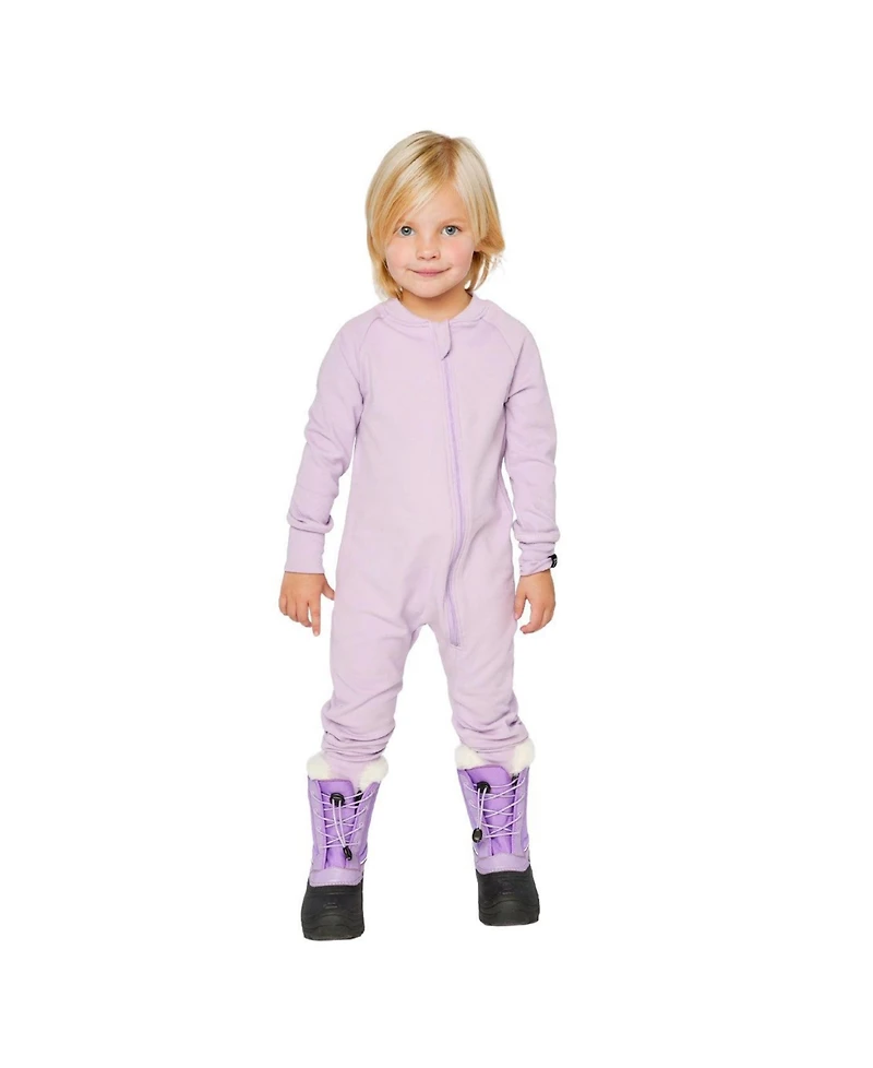Deux par Deux Baby Girls 6M To 24M One Piece Thermal Underwear