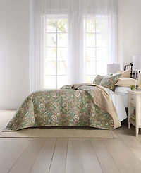 Charter Club Venetian Vine Cotton 2-Piece Quilt Set, Twin, Macy's Exclusive