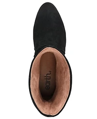 Earth Women's Printy Suede Ruched Pull-On Boots