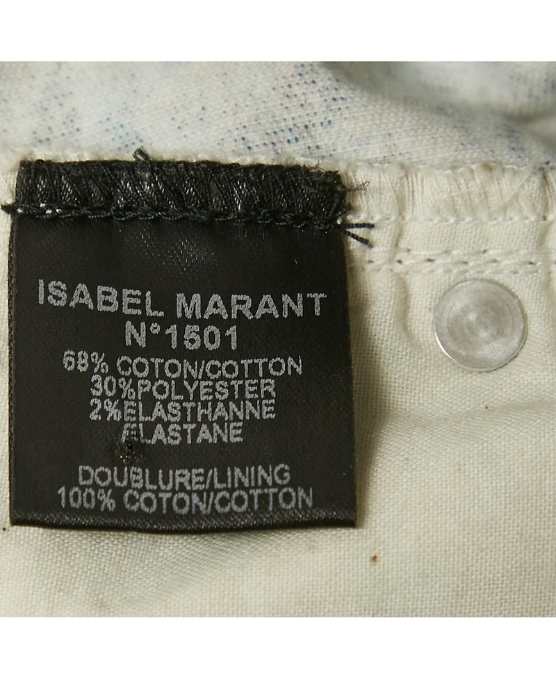 Pre-Owned Isabel Marant Women's Etoile Printed Corduroy Perry Pants