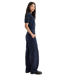 Good American Women's Low-Rise Relaxed Straight-Leg Pants