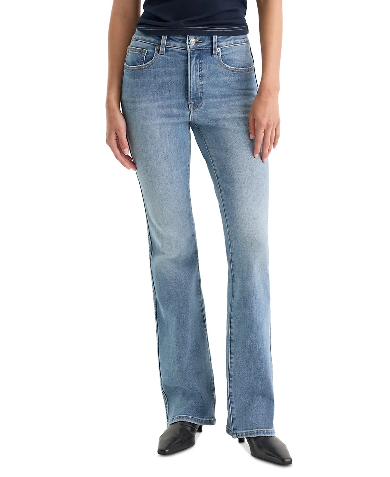 Good American Women's High-Rise Slim Bootcut Jeans