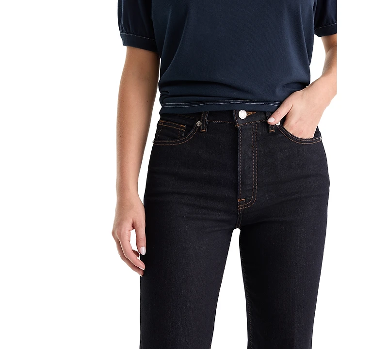 Good American Women's High-Rise Straight-Leg Jeans