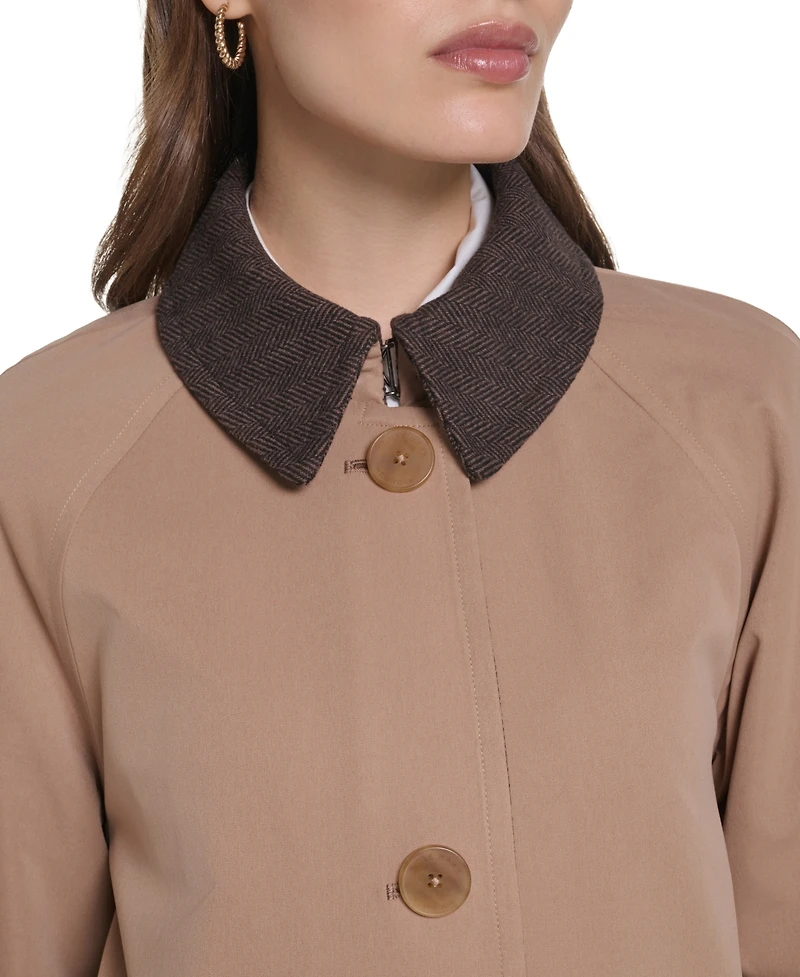 Cole Haan Women's Reversible Balmaccan Coat