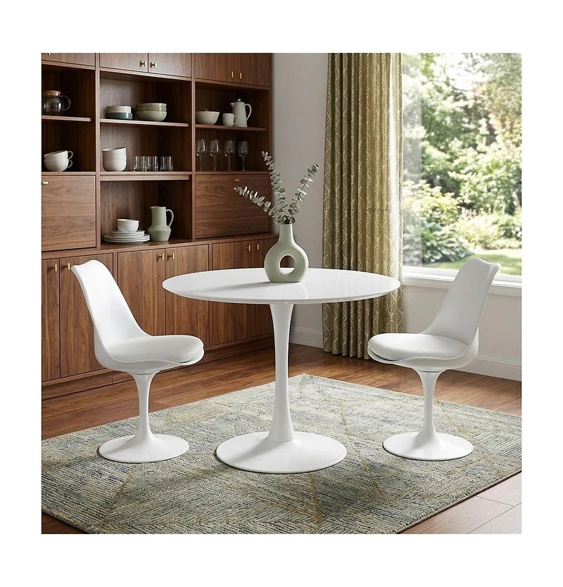 HomeRoots 32" Metal Dining Table