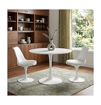 HomeRoots 32" Metal Dining Table