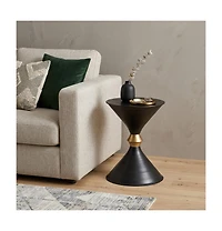 HomeRoots 18" Iron End Table