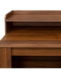 Streamdale Furniture Modern Extendable Dining Table with Storage